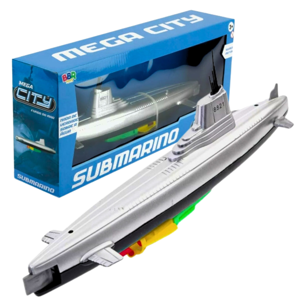 Brinquedo Submarino Mega City Boia na Água Brinquedo Submarino Mega City Boia na Água